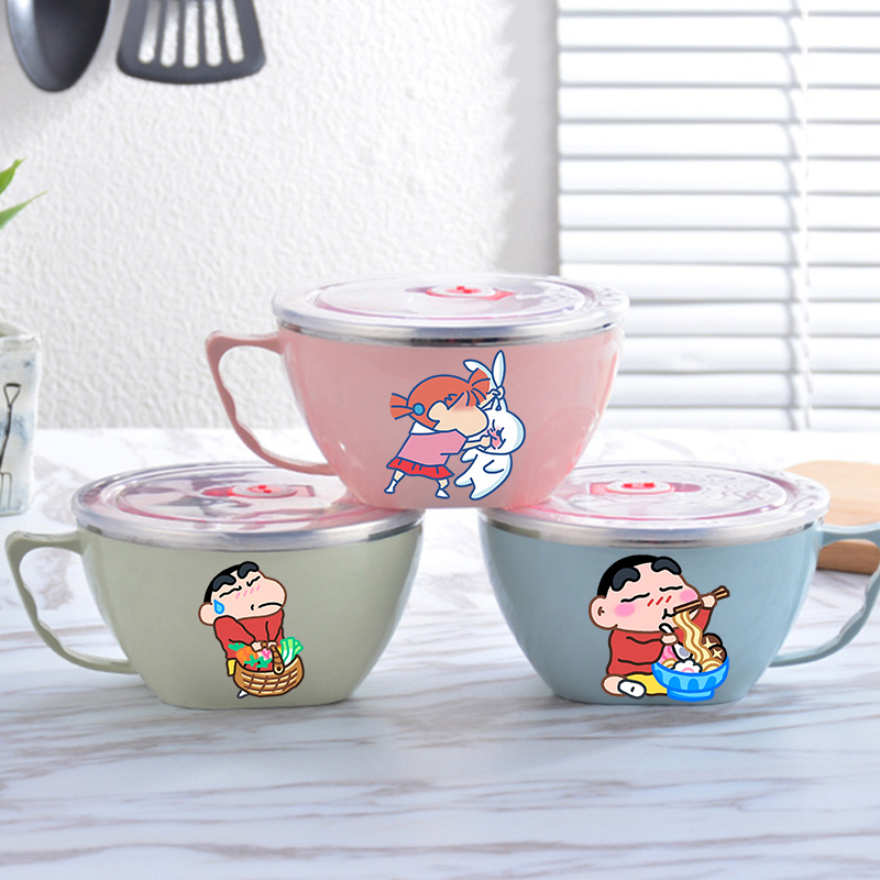 Kitchen Appliances Organizer - Crayon Shin-chan Noodle Bowl Large Capacity