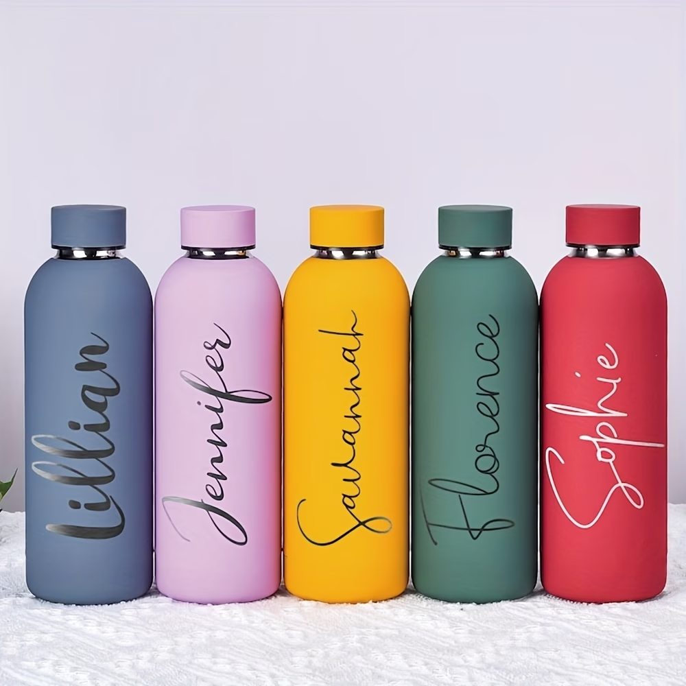 Kitchen Appliances Organizer - Customized stainless steel water bottles with