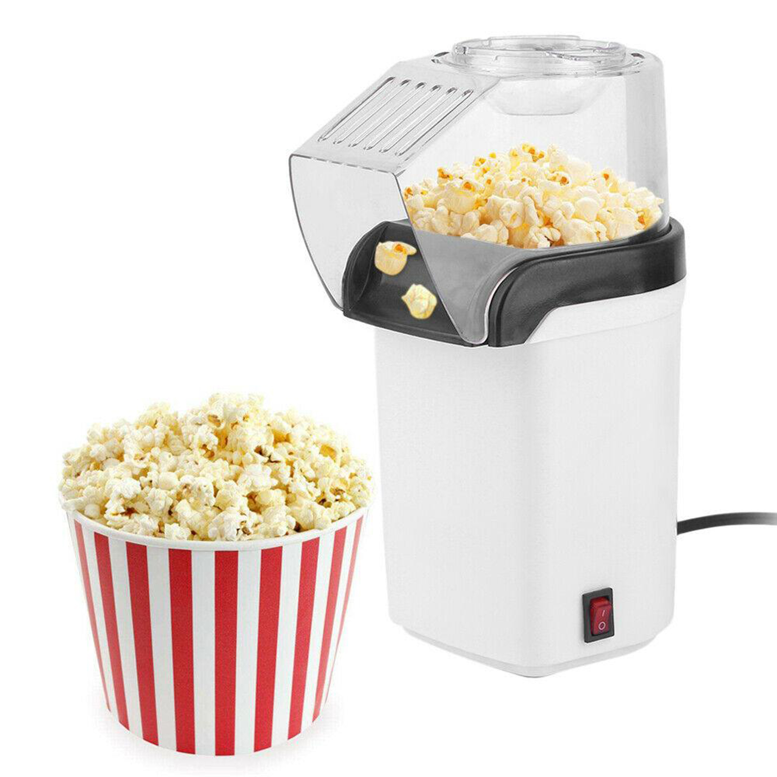 Air Popcorn Maker - Automatic Oil free Hot Air Popcorn