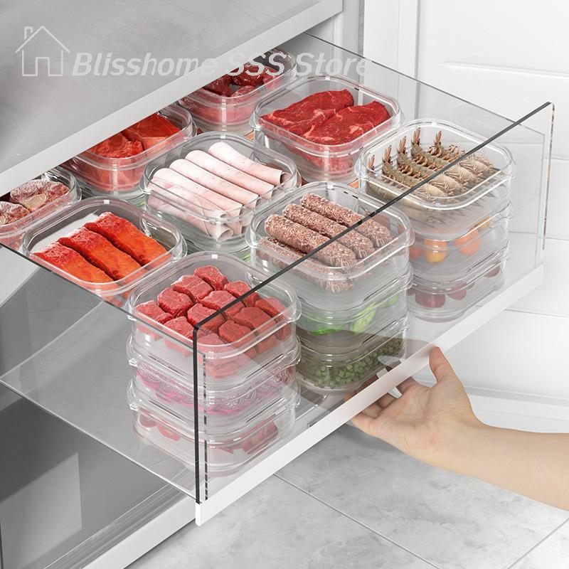 Kitchen Appliances Organizer - 【S】5/10PCS Freeze Meat Preservation Box Refrigerator