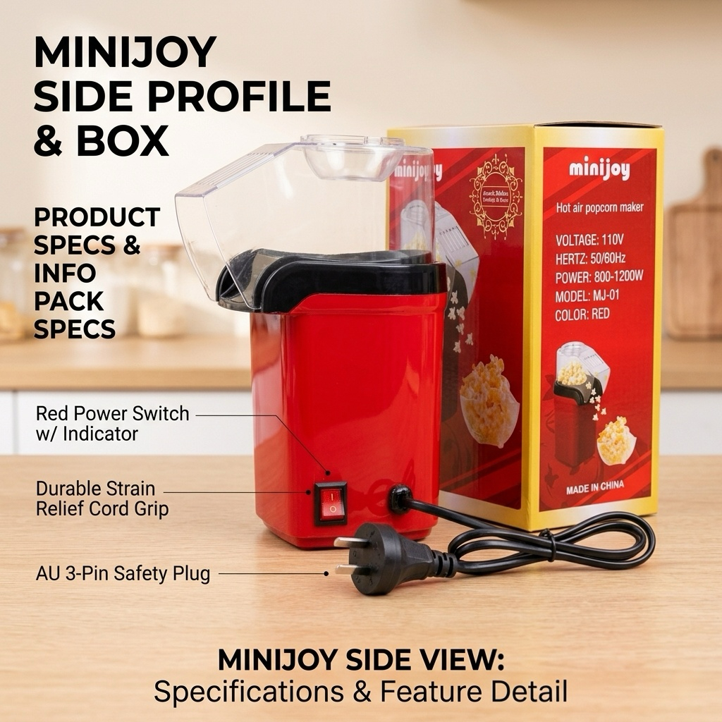 Air Popcorn Maker - Mini popcorn maker Hot Air Popcorn