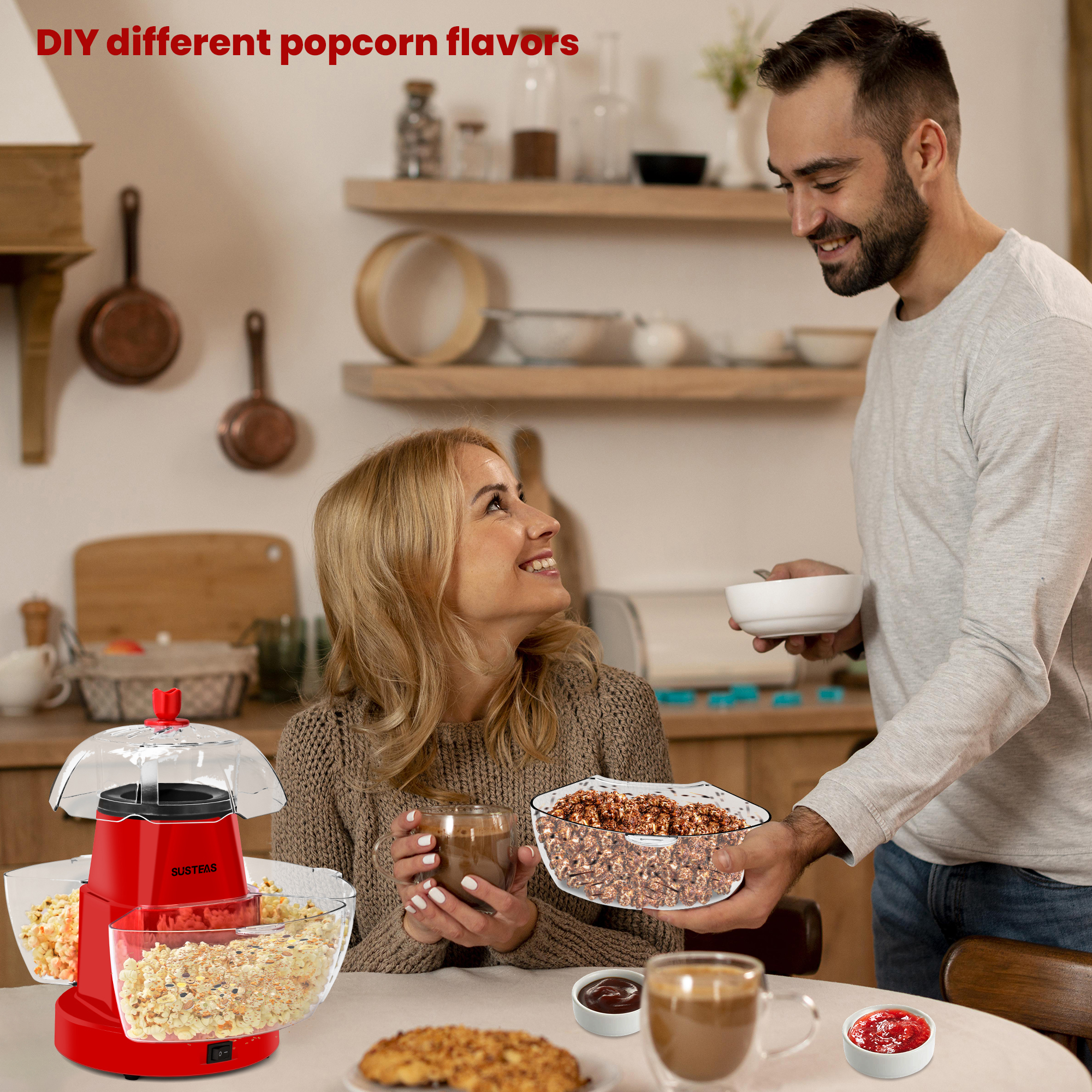 1200W Electric Hot Air Popcorn - Air Popcorn Maker recensie en prijs