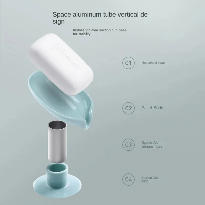 Drain Soap Holder Leaf Shape S - Kitchen Appliances Shelves recensie en prijs