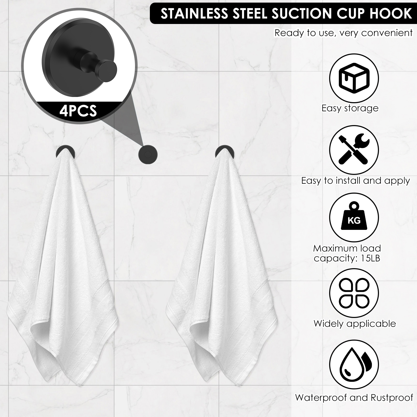 2/6Pcs Stainless Steel Suction - Kitchen Appliances Shelves recensie en prijs