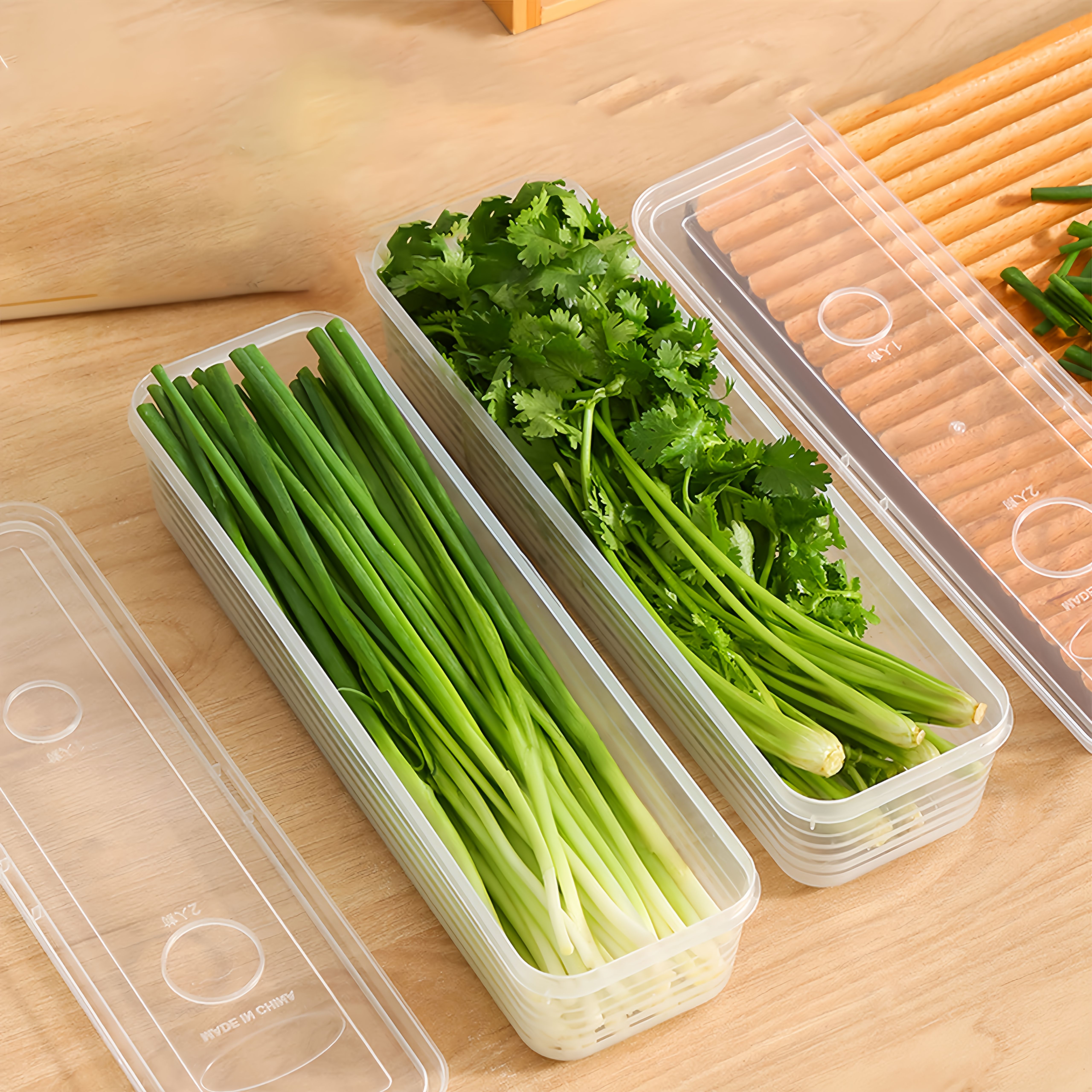 2/4/6pcs Food Vegetable Storag - Kitchen Appliances Organizer recensie en prijs