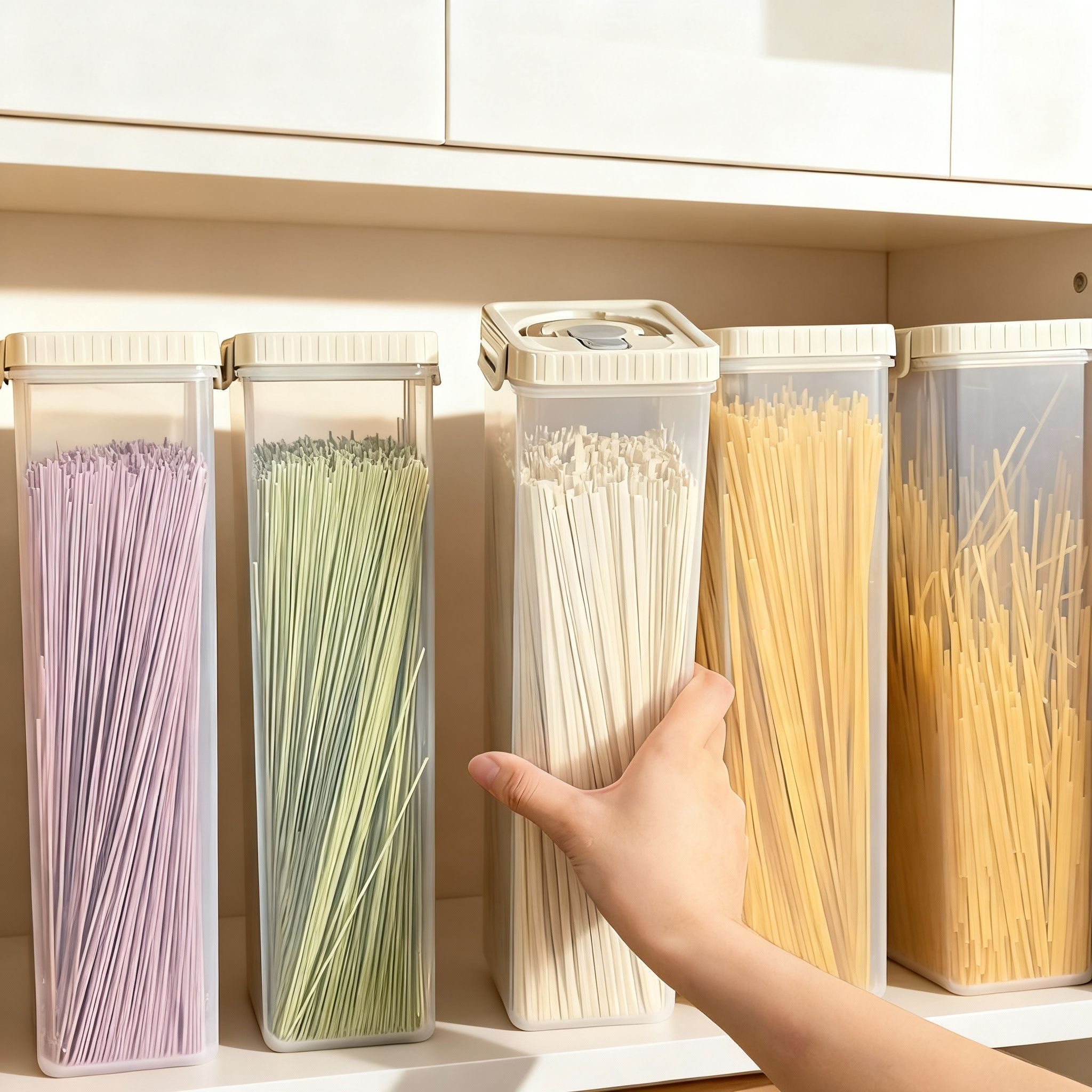 Noodles Sealed Storage Box Wit - Kitchen Appliances Organizer recensie en prijs