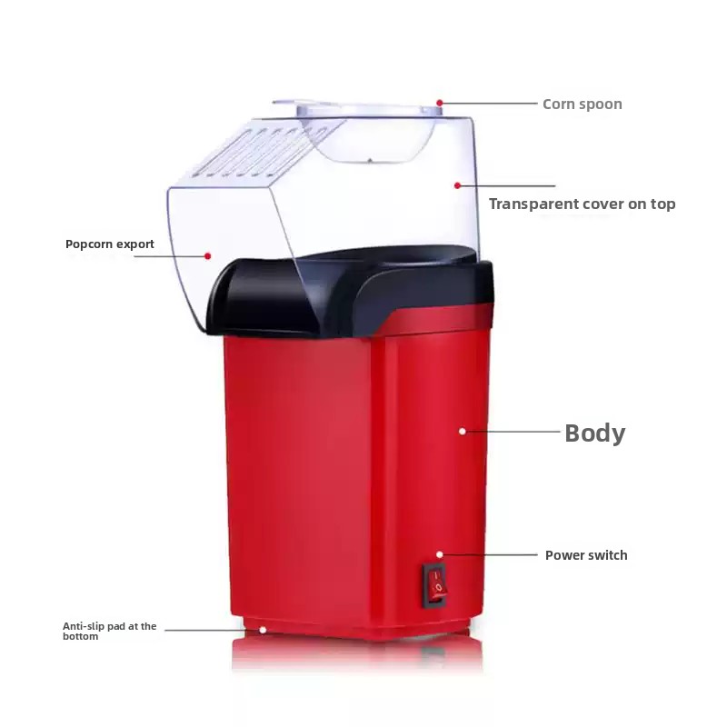 Oil-free air Corn machine,Pipo - Air Popcorn Maker recensie en prijs