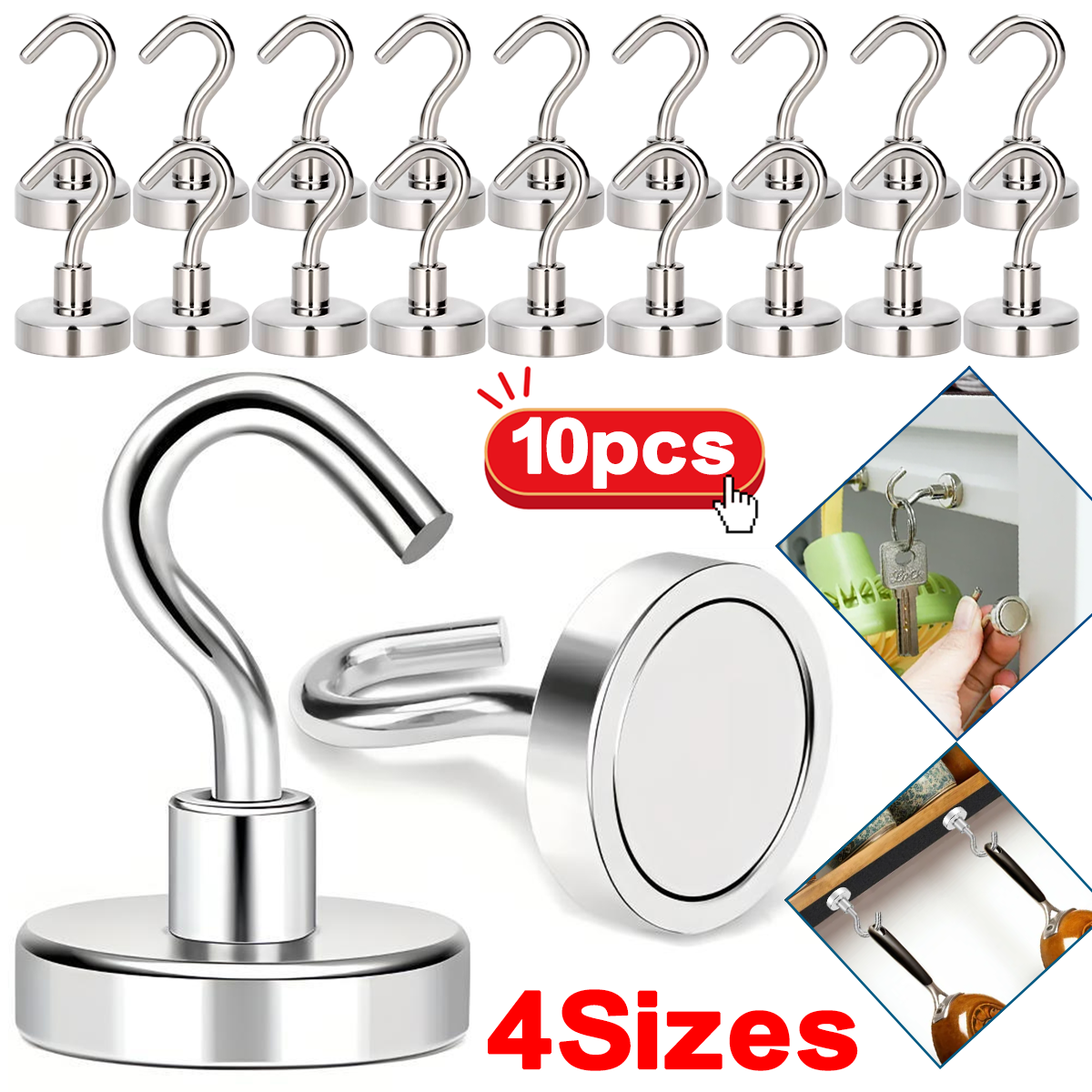 10pcs Premium Stainless Steel  - Kitchen Appliances Shelves recensie en prijs