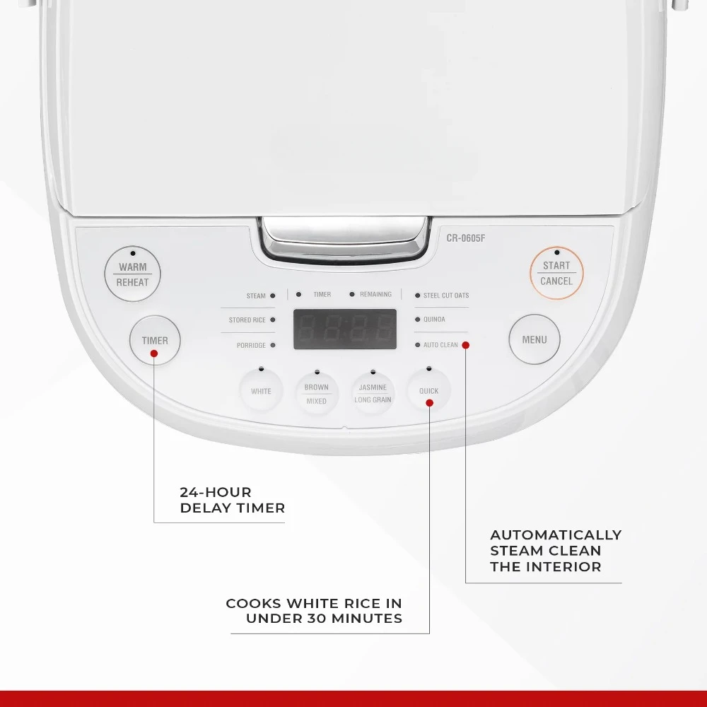 6 cup (uncooked)/12 cup (cooke - Rice Cooker 10 Cup recensie en prijs