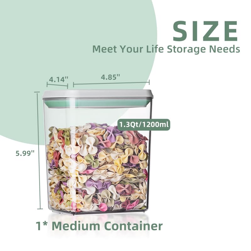 Ankou 3Pcs 1.2L Pop Airtight F - Kitchen Appliances Organizer recensie en prijs