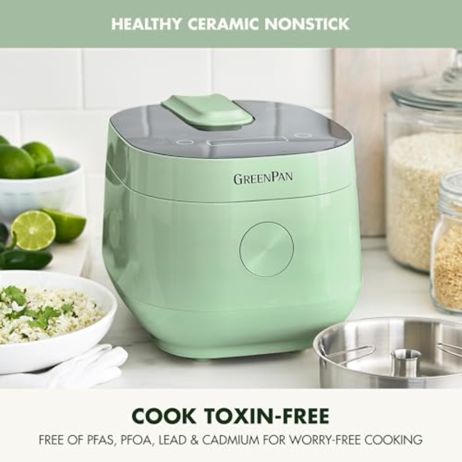 Mint Green 8-Cup Rice Cooker w - Rice Cooker 10 Cup recensie en prijs