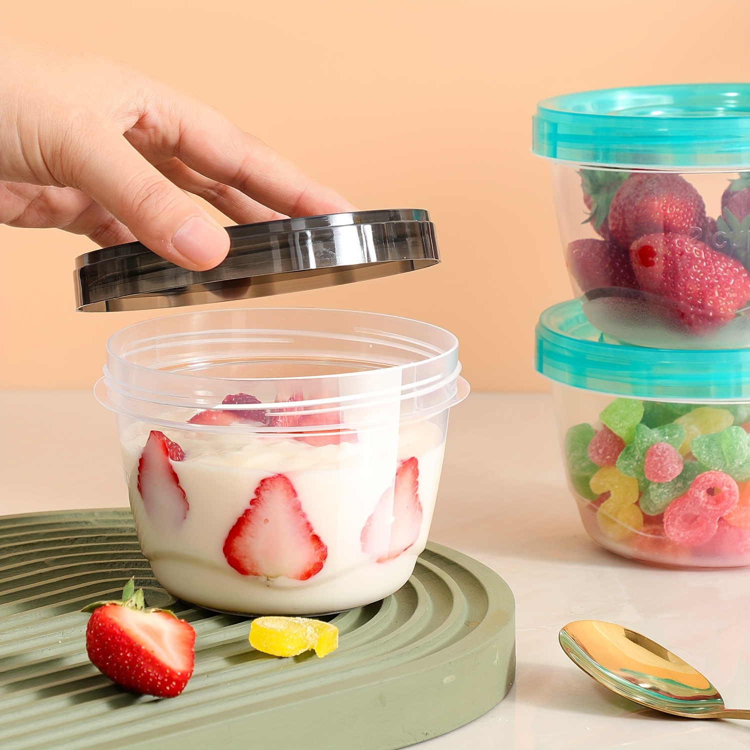 2 Transparent Sealed Food Stor - Kitchen Appliances Organizer recensie en prijs