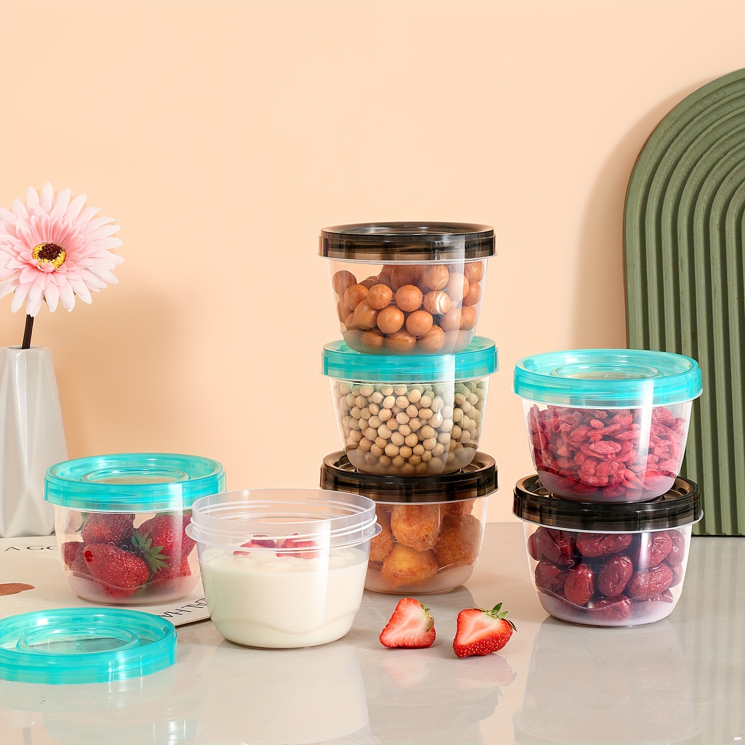 2 Transparent Sealed Food Stor - Kitchen Appliances Organizer recensie en prijs