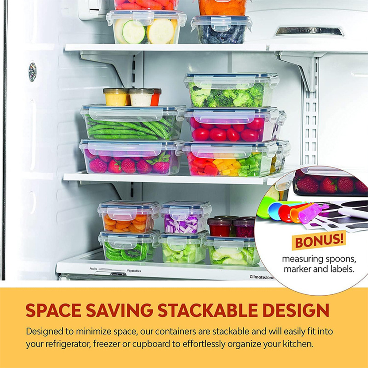 24Pcs/set Food Storage Box Set - Kitchen Appliances Organizer recensie en prijs