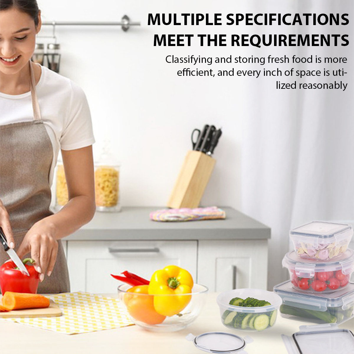 24Pcs/set Food Storage Box Set - Kitchen Appliances Organizer recensie en prijs