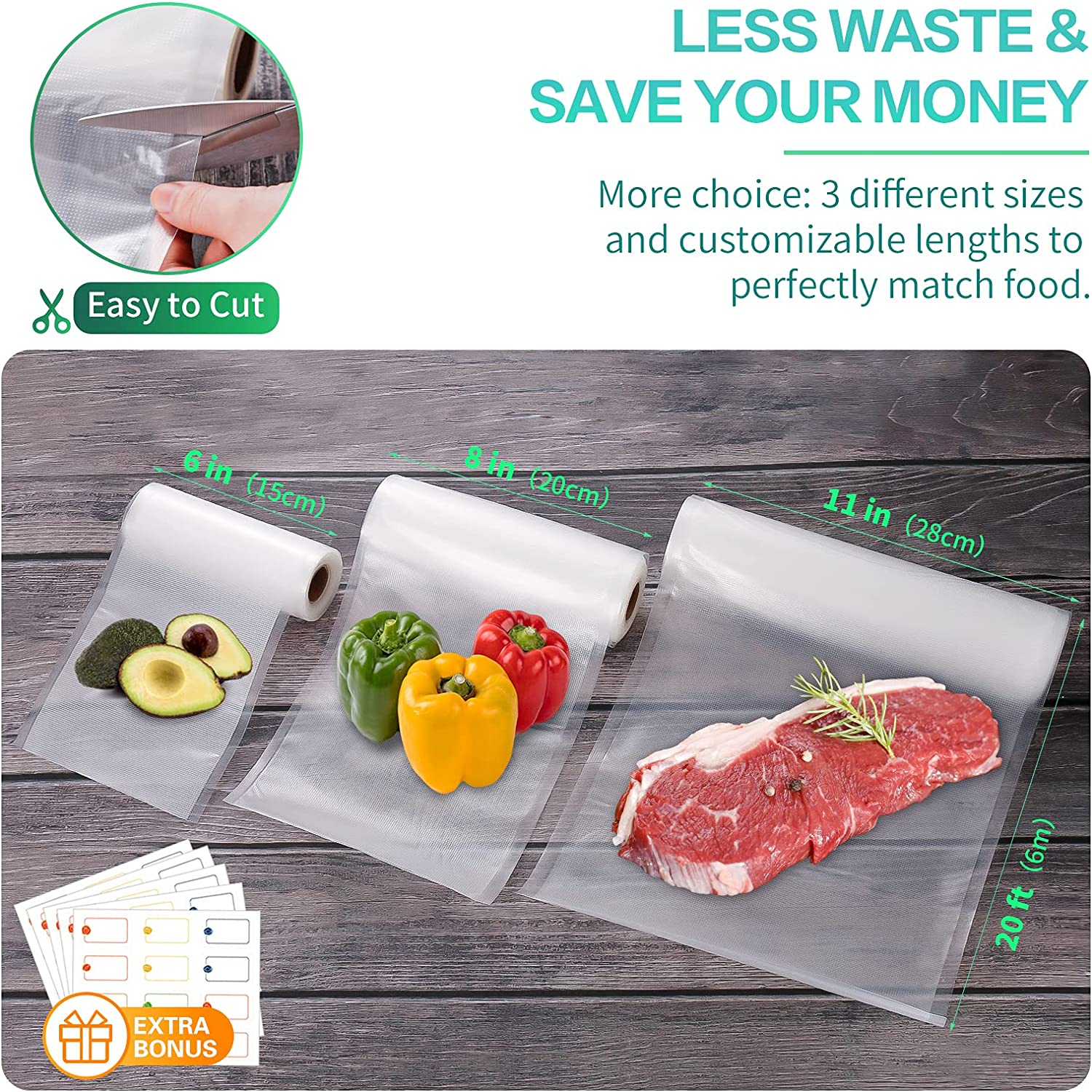 Kitchen Bags For Vacuum Food V - Kitchen Appliances Organizer recensie en prijs
