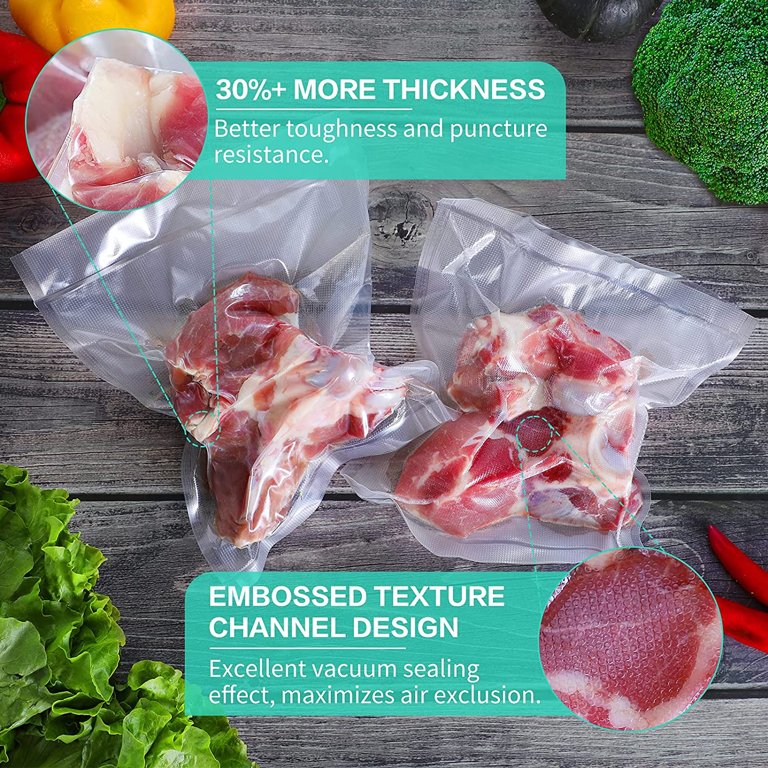 Kitchen Bags For Vacuum Food V - Kitchen Appliances Organizer recensie en prijs