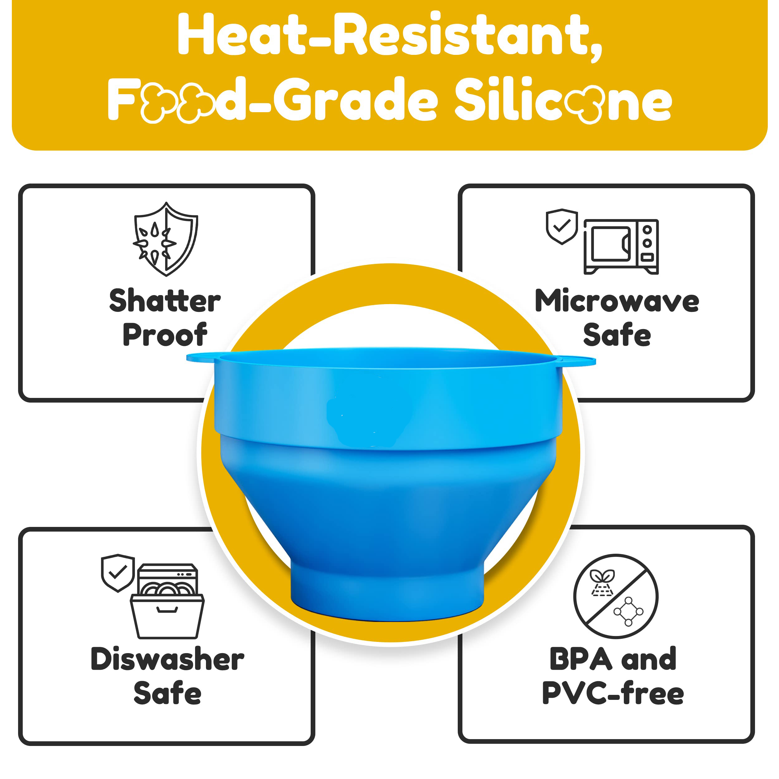 Microwave Silicone Popcorn Pop - Air Popcorn Maker recensie en prijs