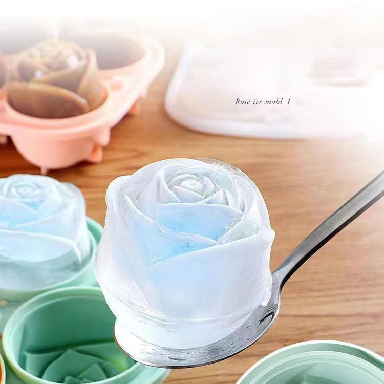 3D Rose Ice Molds 4 Holes Ice  - Kitchen Appliances Shelves recensie en prijs