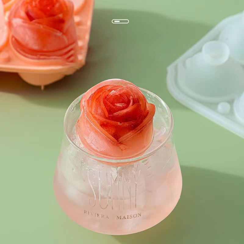 3D Rose Ice Molds 4 Holes Ice  - Kitchen Appliances Shelves recensie en prijs