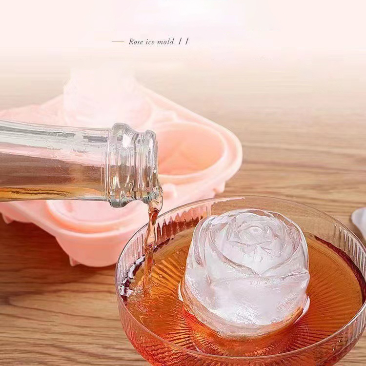 3D Rose Ice Molds 4 Holes Ice  - Kitchen Appliances Shelves recensie en prijs