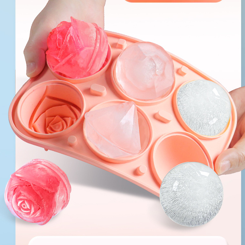 3D Rose Diamond Round Ice Cube - Kitchen Appliances Shelves recensie en prijs