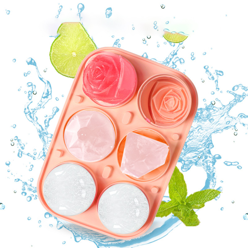 3D Rose Diamond Round Ice Cube - Kitchen Appliances Shelves recensie en prijs