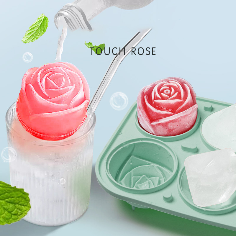 3D Rose Diamond Round Ice Cube - Kitchen Appliances Shelves recensie en prijs