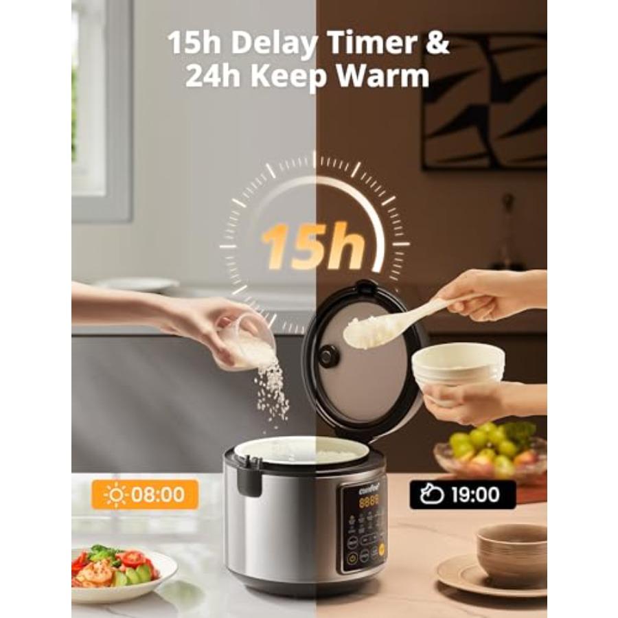 4 Cups Uncooked Rice Cooker wi - Rice Cooker 10 Cup recensie en prijs