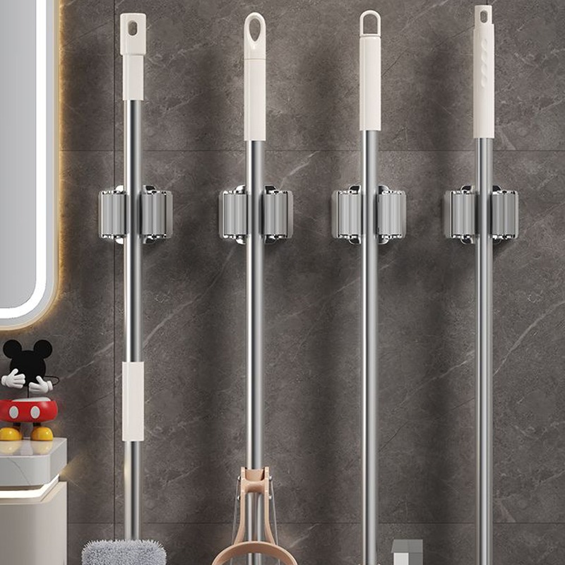 1-10Pcs Mop Broom Holder Wall  - Kitchen Appliances Shelves recensie en prijs