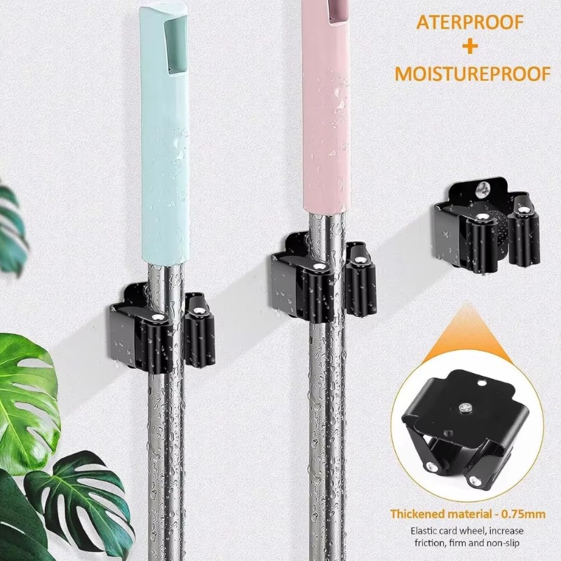 1-10Pcs Mop Broom Holder Wall  - Kitchen Appliances Shelves recensie en prijs