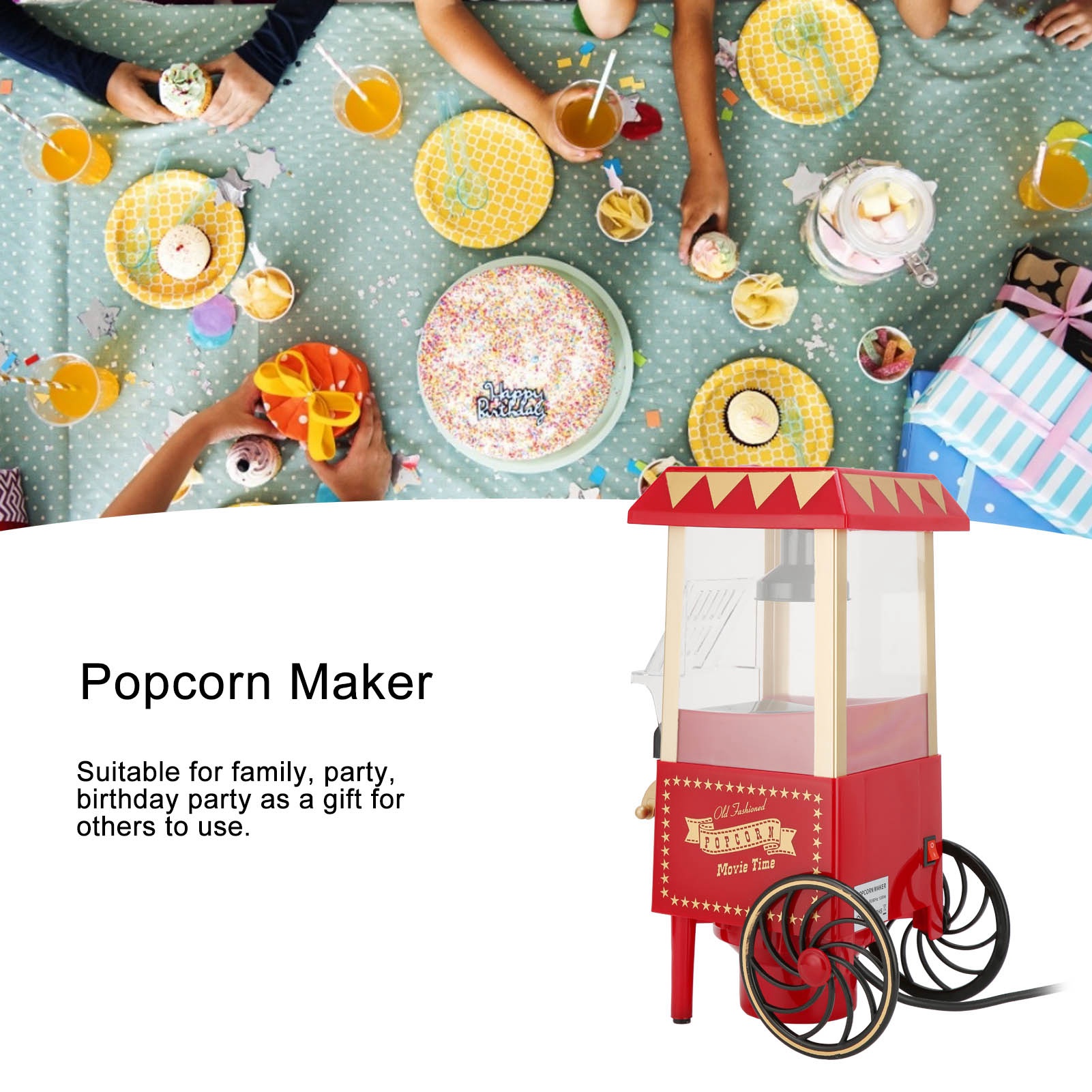 Automatic Popcorn Popper Popco - Air Popcorn Maker recensie en prijs