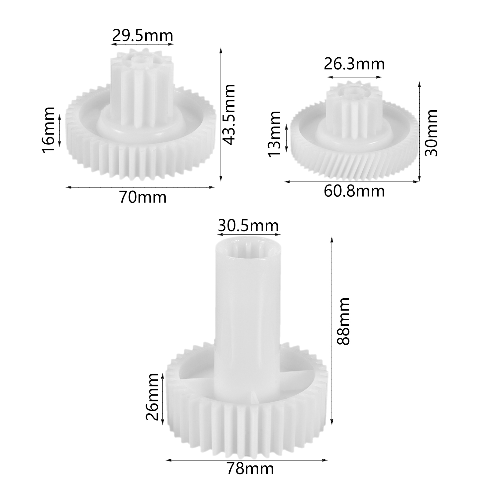 3pcs/1set Meat Grinder Gear PO - Kitchen Appliances Bosch recensie en prijs