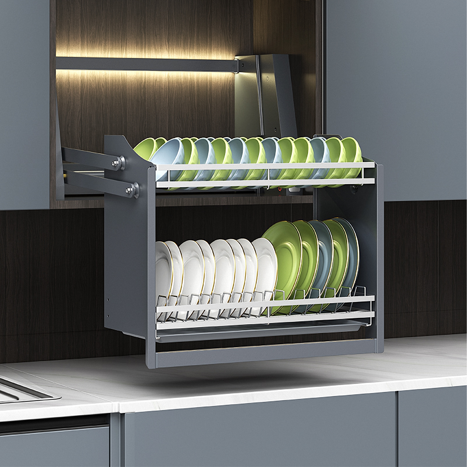 AngelParticle Smart Pull-Down  - Kitchen Appliances Organizer recensie en prijs